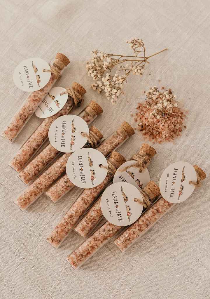 Idée de cadeau aux invité·es - 1