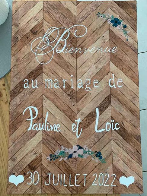 Panneau de bienvenue 1
