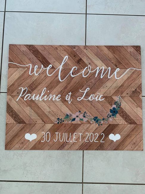 Panneau de bienvenue 2