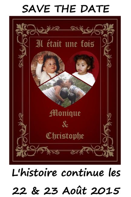 Notre save the date
