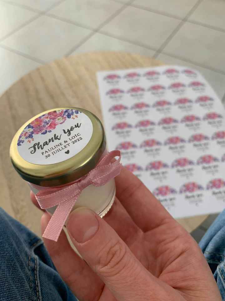 Idée cadeaux invités et budget - 1