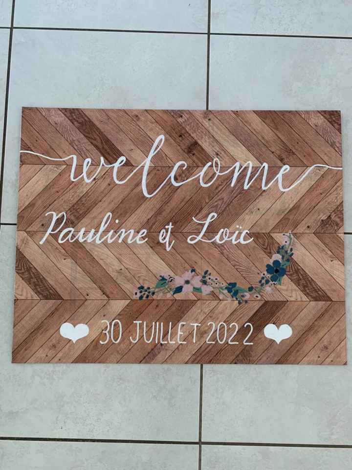 Panneau de bienvenue - 2