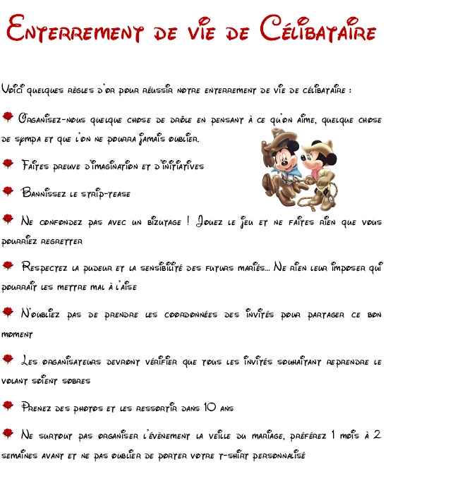 Enterrement vie de célibataire