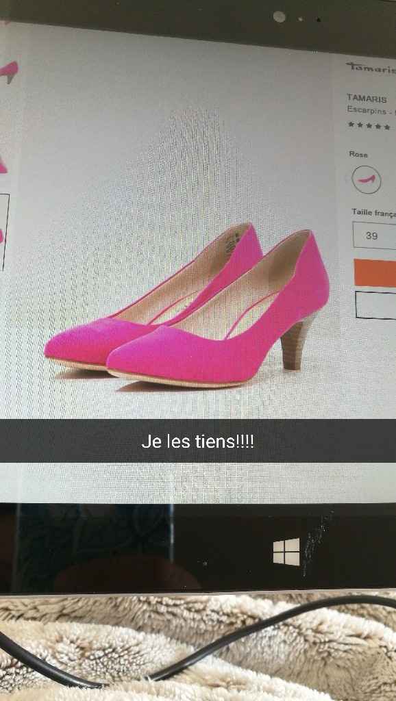 Des chaussures colorées pour la mariées - 1