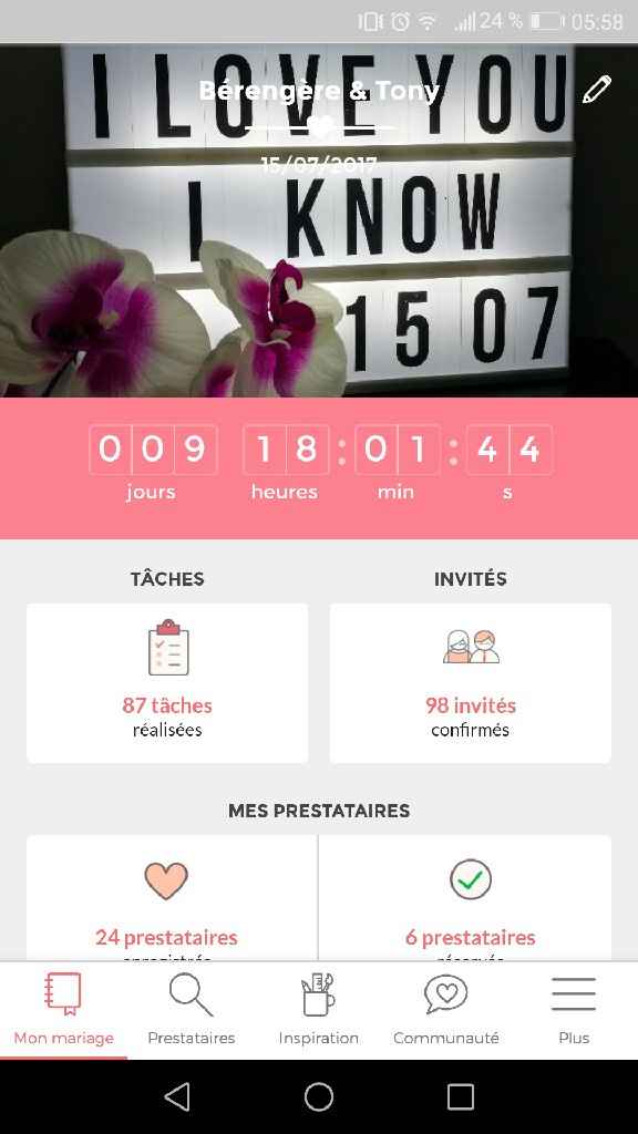 On passe a 1 chiffre - 1