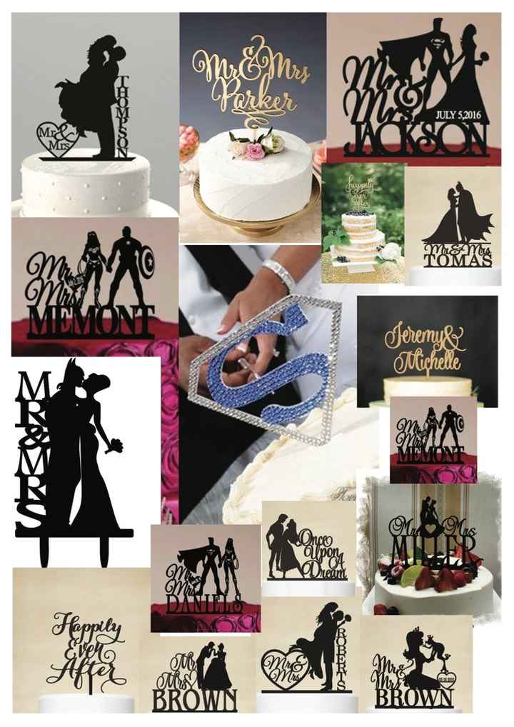 Cake topper personnalisé - 1