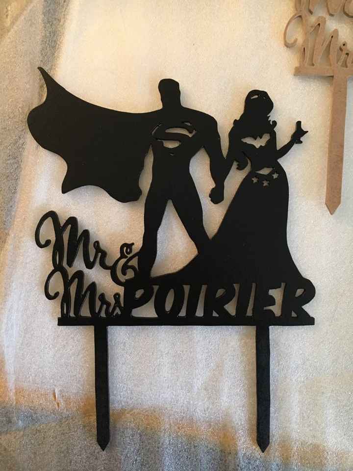 Deco cake topper et silhouette d'après mon illustration - 2