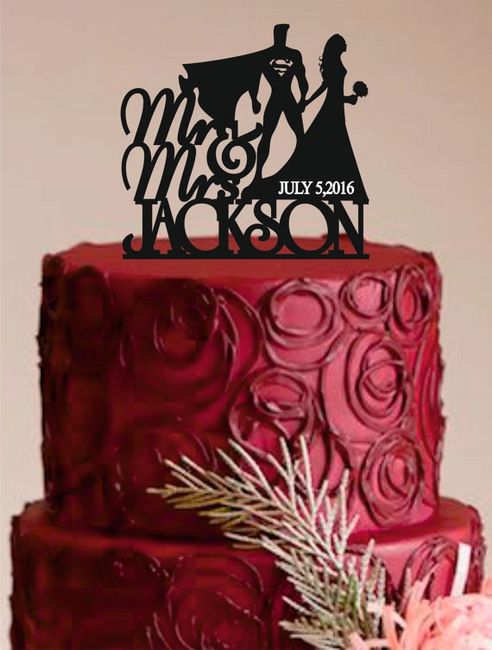 Cake topper reçu !!! - 1