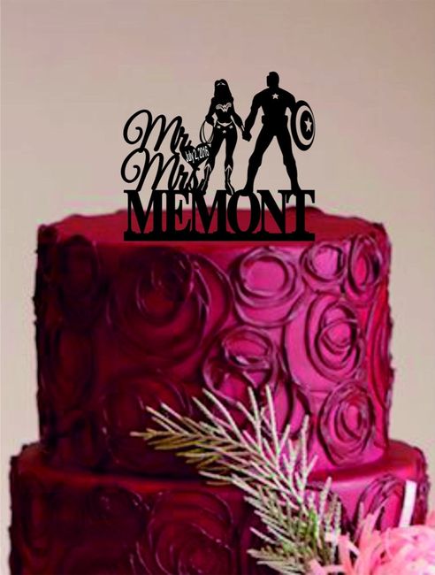 Cake topper reçu !!! - 2
