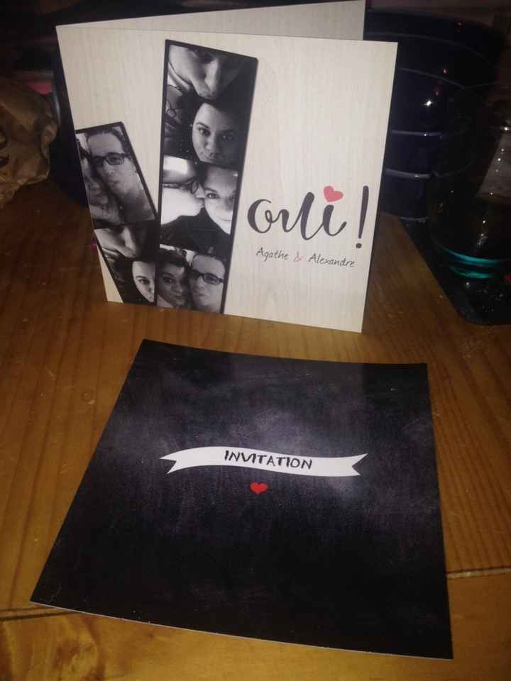 Faire part reçus ! tout devient concret - 1