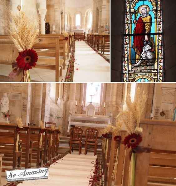 en déco à l'église