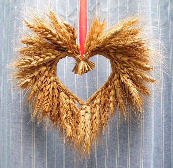 en couronne en forme de coeur