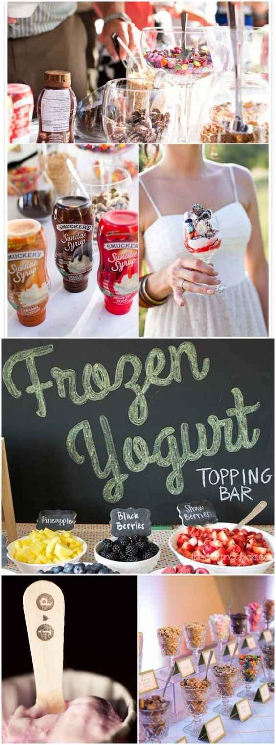 1. Le bar à Yoghurt glacé