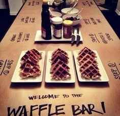 7. Le bar à gaufres
