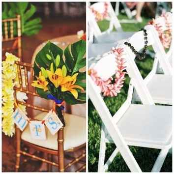 9. Le collier de fleurs comme cadeau aux invités