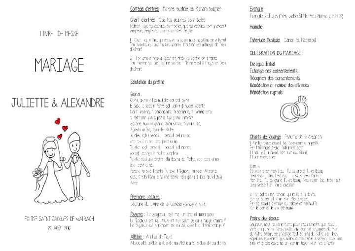 Livret de messe, version impression 1