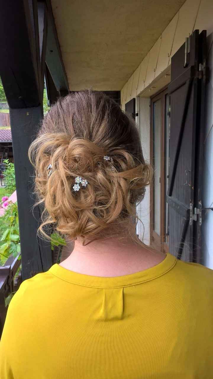 Mon chignon, sous tous les angles