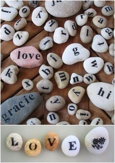 13. En petites lettres trop choupinettes !