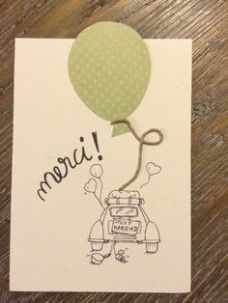 6. La carte de remerciements