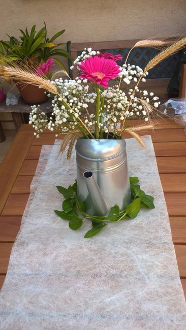 Arrangement floral (vue de face)