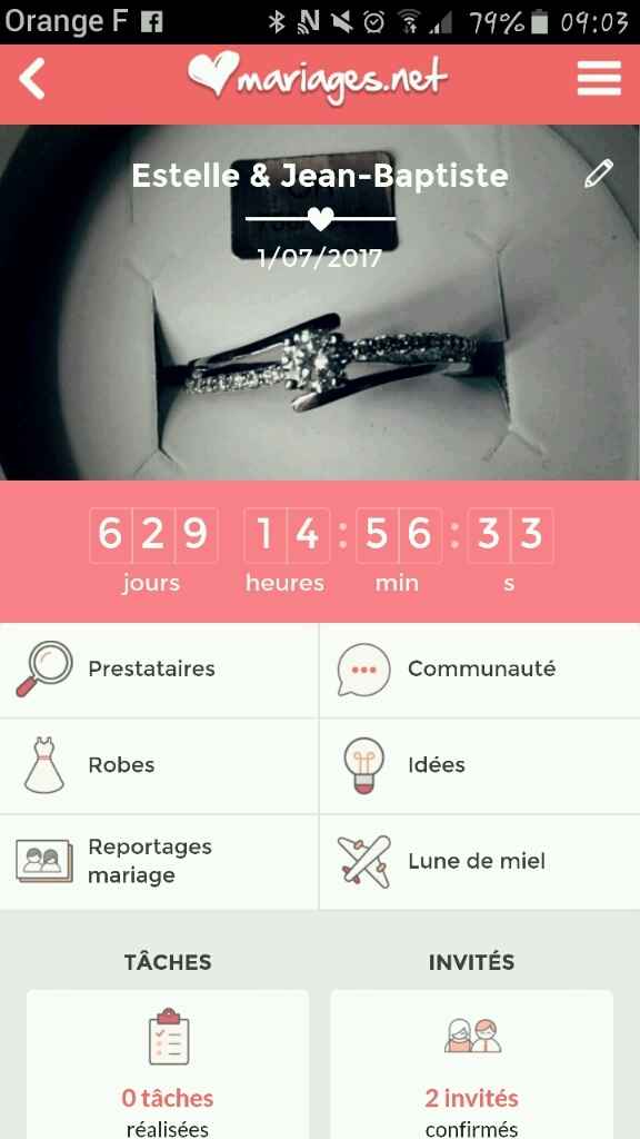 Compte à rebours : combien de temps vous reste-t'il avant votre mariage ? - 1