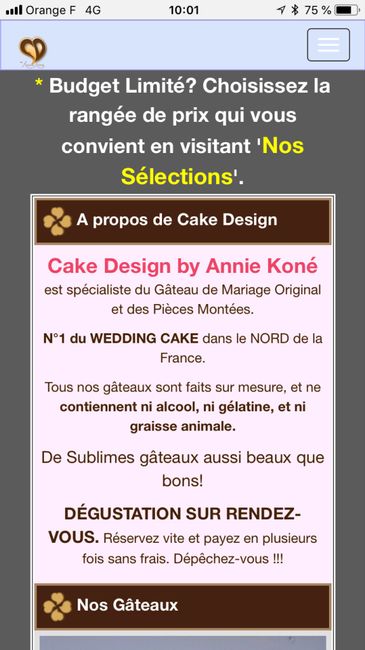 Wedding cake sans gluten et sans lait Normandie 6