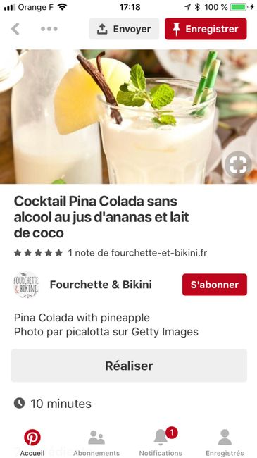 Cocktail sans alcool - 1