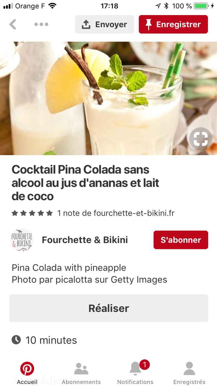 Cocktail sans alcool - 1