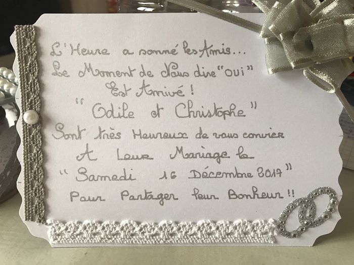 Mon deuxième... l'écriture est meilleure. J'ai mis un support pour écrire et du coup, c'est plus dro