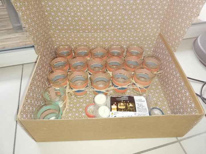 Bougeoirs terminés - 2