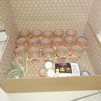 Bougeoirs terminés - 2