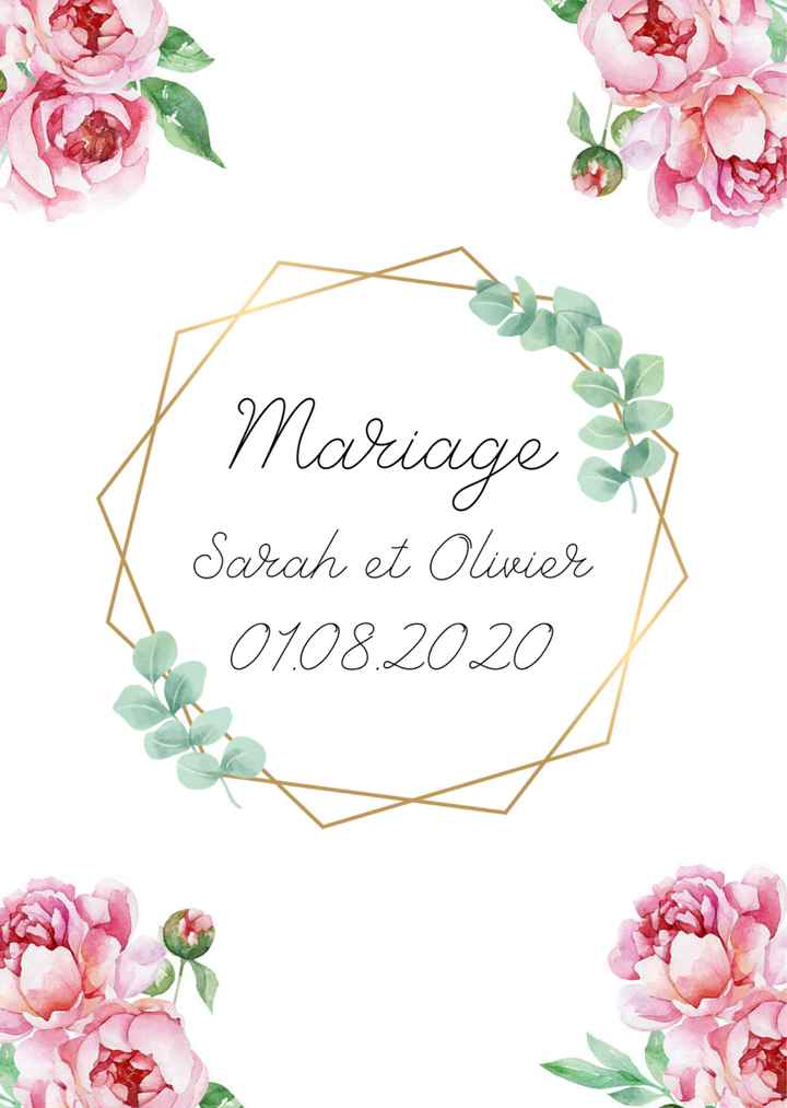 Menus et programme de la journée - 2