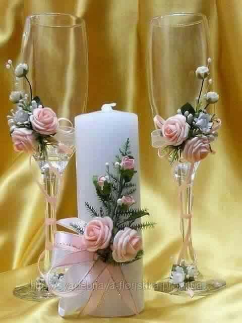 Verre champagne décorer - 6