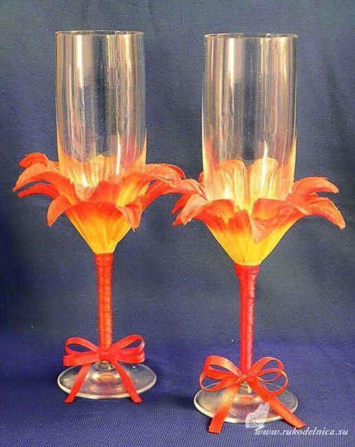 Verre champagne décorer - 10