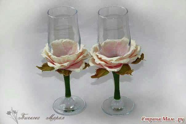 Verre champagne décorer - 11