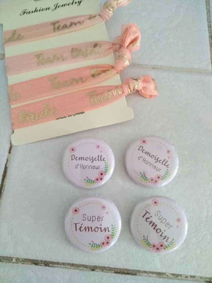  Bracelets témoins/demoiselles d'honneur - 1