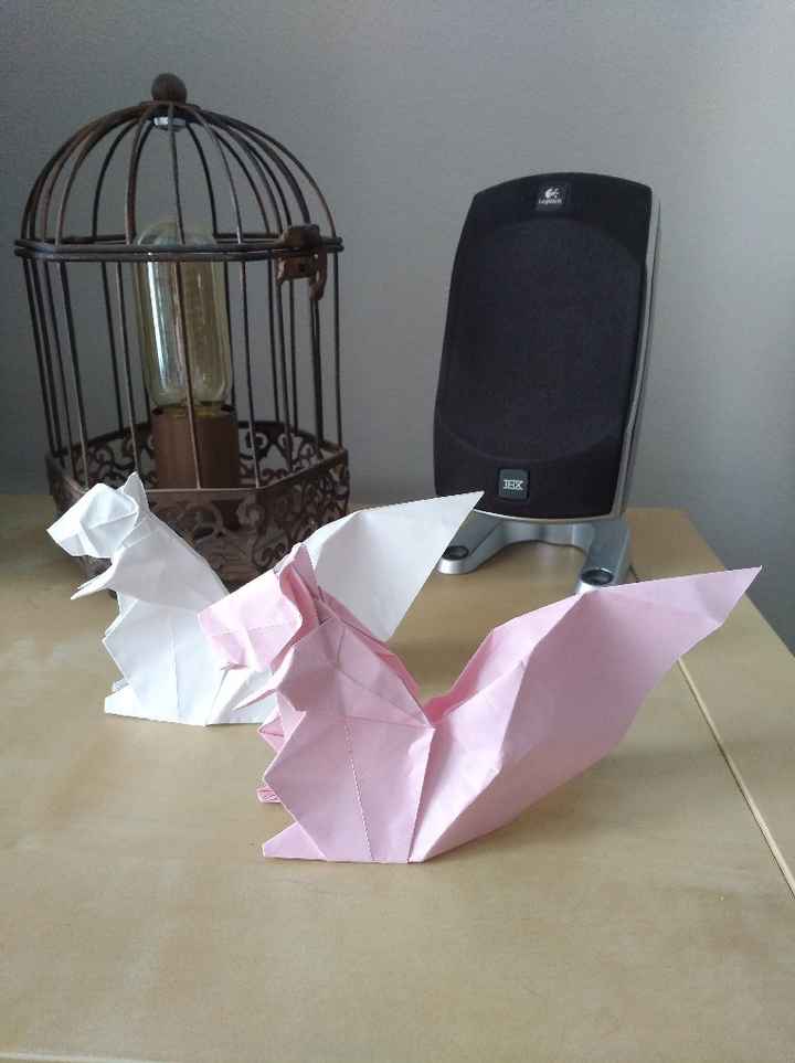 Diy origami marque place, encore un petit nouveau - 1