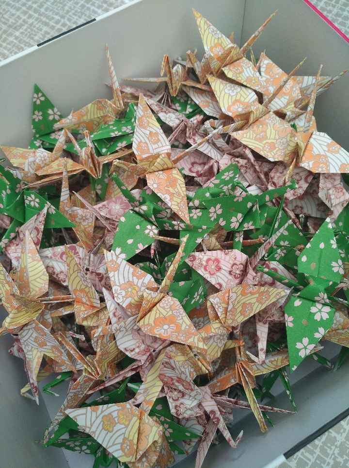 Mini grues pour les cadeaux des invités - 1