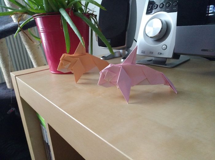 Nouvel animal origami pour mes tables ... - 1