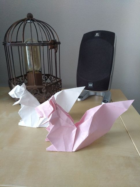 Diy origami marque place, encore un petit nouveau - 1