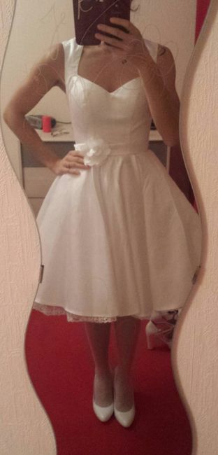 Ma robe pour la cérémonie civile... est arrivée! - 2
