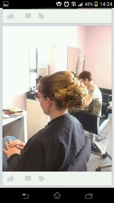 Mon essai chignon + maquillage - 2