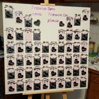 Escort card et urne de mariage - 2