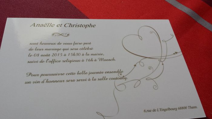 Nos faires part :) - 2