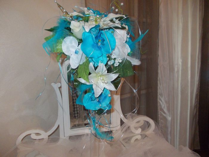 Bouquet bleu/turquoise - 2