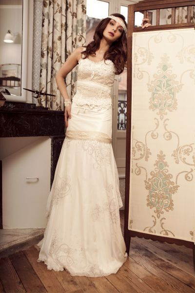 Robe mariée esprit bohème.. - 4