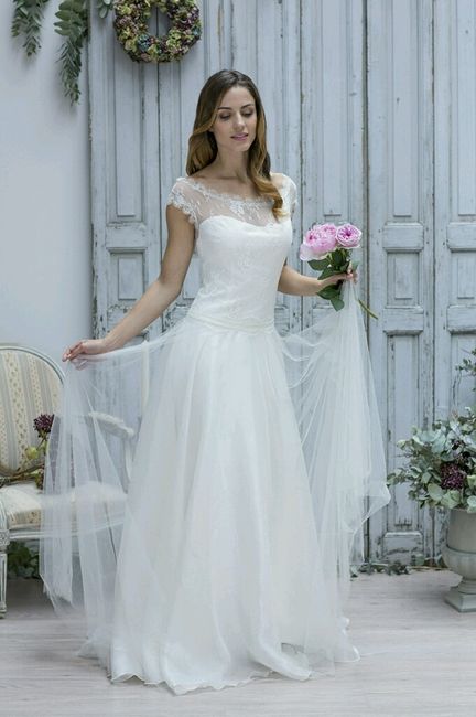 Robe mariée esprit bohème.. - 9