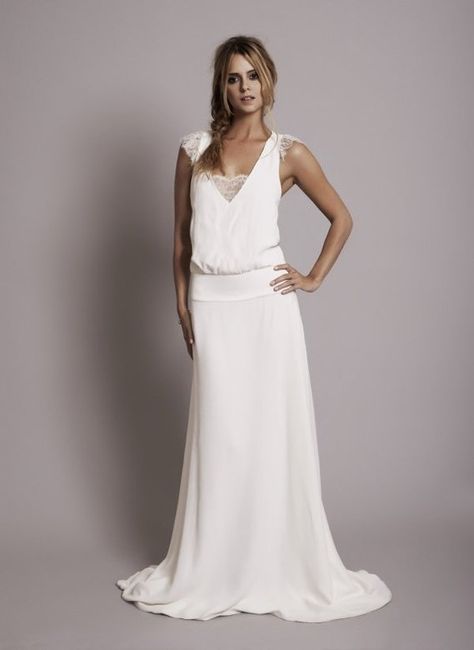 Robe mariée esprit bohème.. - 11