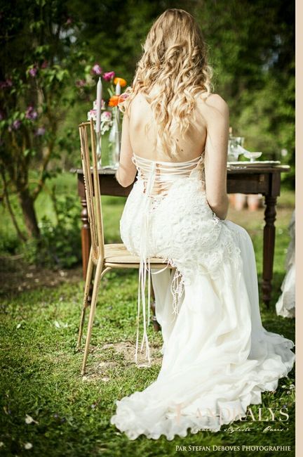 Robe mariée esprit bohème.. - 15
