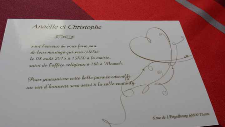 Nos faires part :) - 2